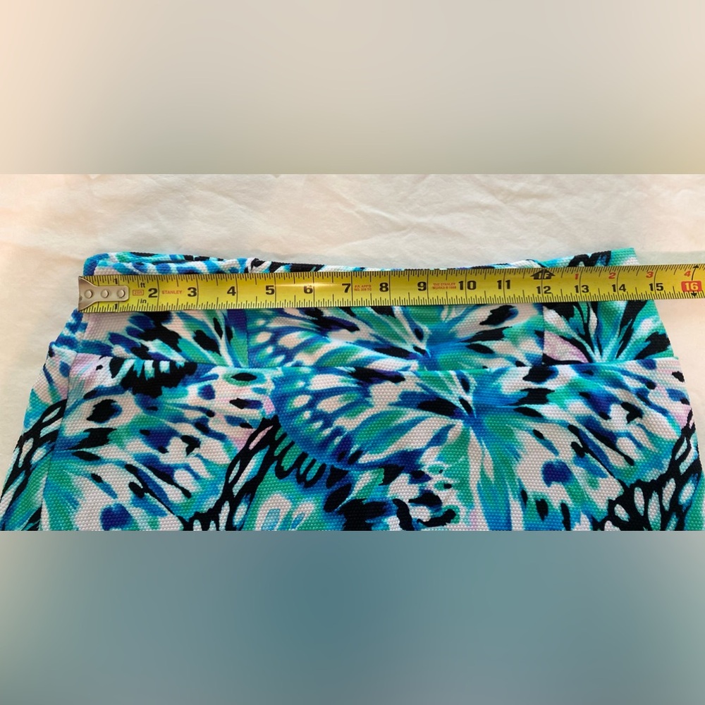 Tommy Bahama Blue and Green Swim Skirt - Picture 10 of 10
